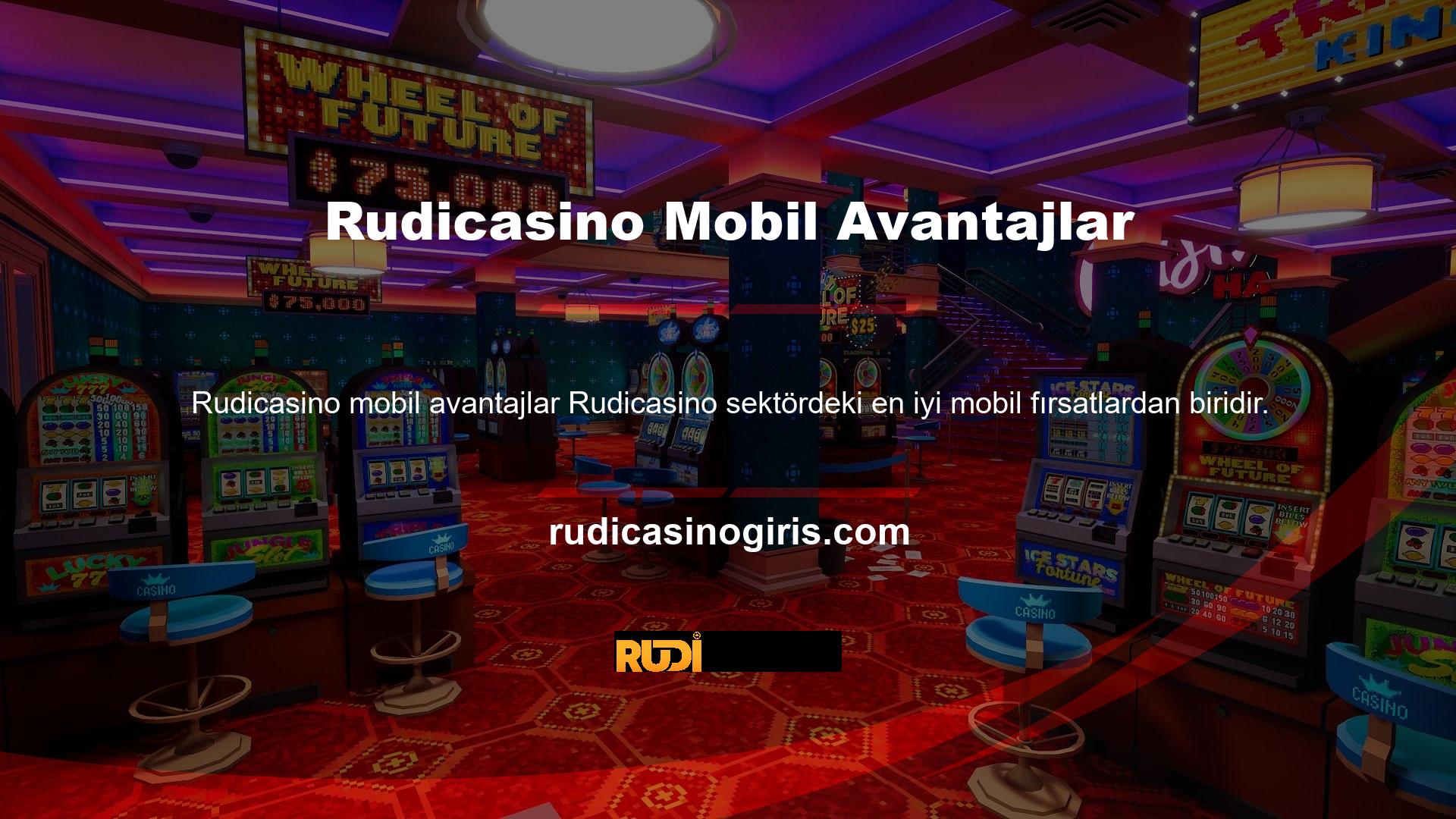 Rudicasino at yarışı bahislerine başlamayı çok kolaylaştıran benzersiz bir sıraya sahiptir