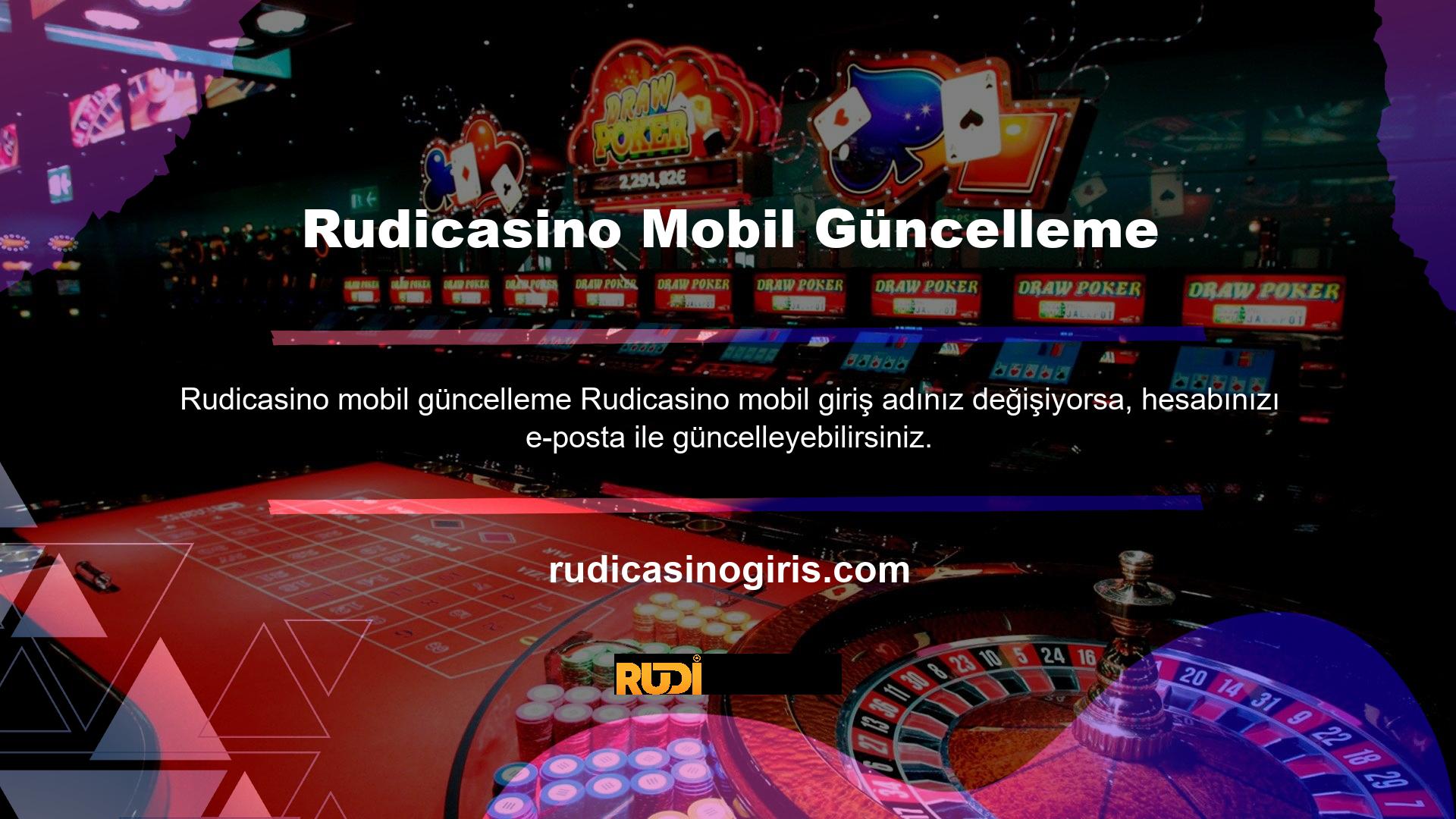 Mümkün Rudicasino kullanmaya başladığınızda, nasıl iletişim kurmak istediğiniz hakkında iki tür bilgi vermeniz gerekecektir